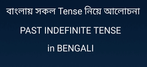 Past Indefinite Tense in Bengali