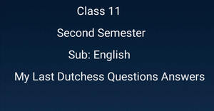 My Last Dutchess Questions Answers